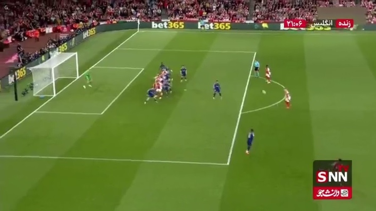 گل اول آرسنال به پاری‌سن‌ژرمن در دقیقه ۴۷ که آفساید اعلام شد/ آرسنال ۰ پاریس‌سن‌ژرمن ۱