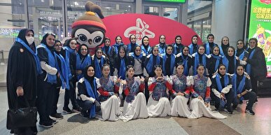 دختران فوتسالیست ایران به چین رسیدند