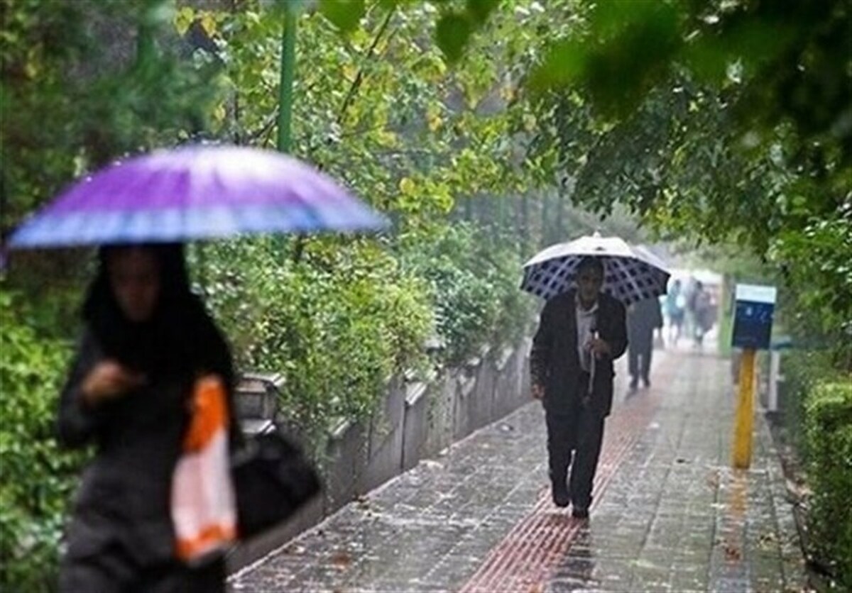 بارش باران در ۱۹ استان