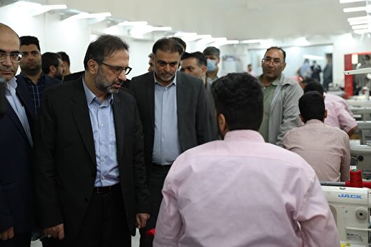 افتتاح 350 متر فضای کارگاه خیاطی در ندامتگاه مرکزی کرج