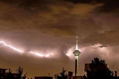 طوفان شب گذشته در استان تهران ۷ مصدوم برجای گذاشت