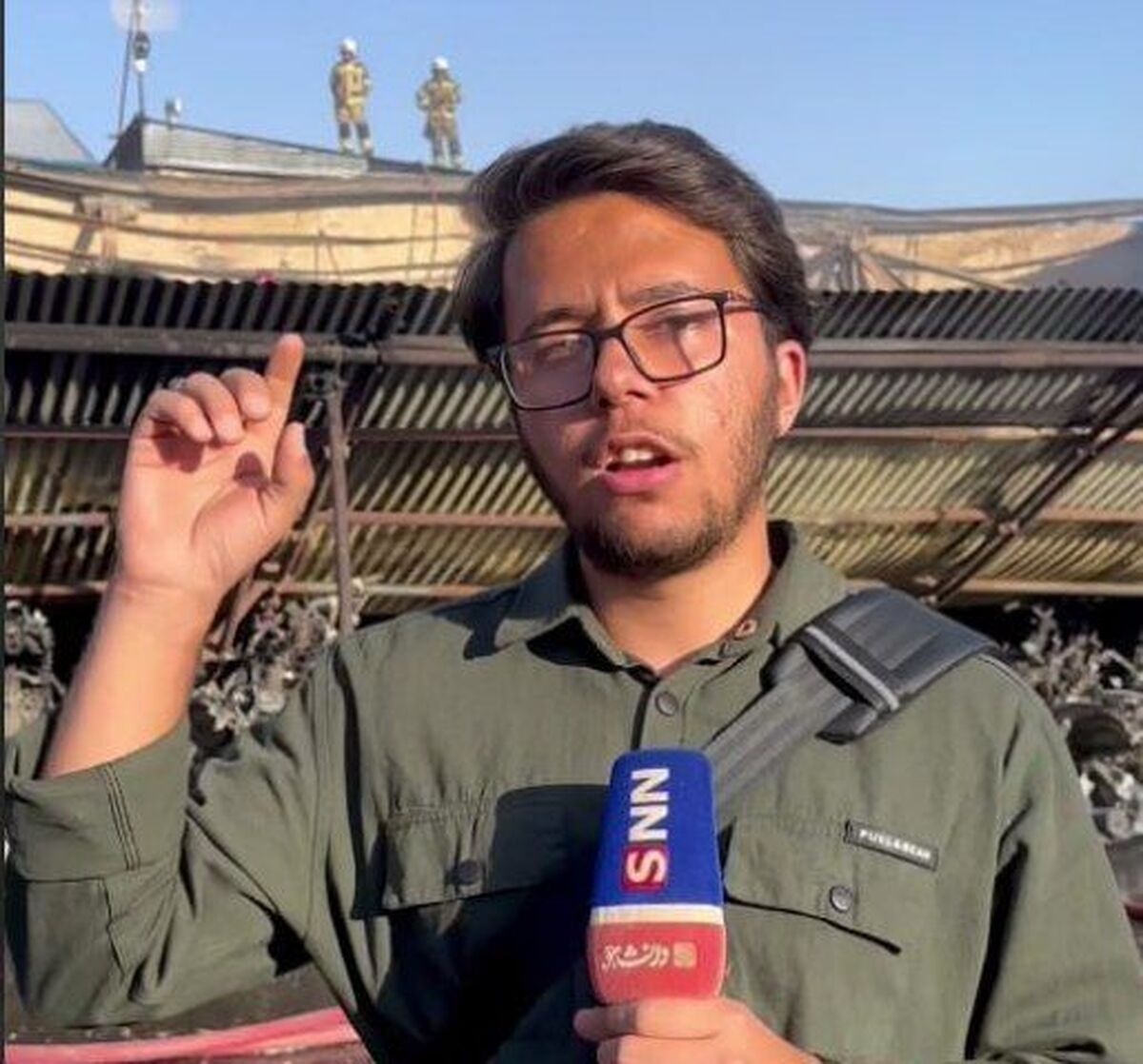 گزارش خبرنگار SNN TV از محل حادثه| آتش در انبار کارخانه تیز پرتوس مشهد مهار شد + فیلم