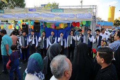 میزبانی نوجوانان در جشن بزرگ امام رضایی‌های تهران