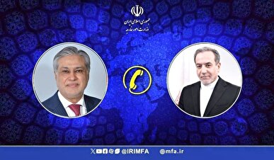 تماس تلفنی وزیر امور خارجه جمهوری اسلامی ایران با وزیر امور خارجه پاکستان