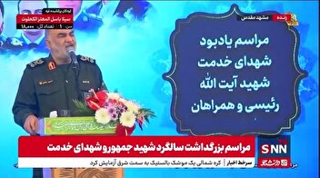 سرلشکر سلامی خطاب به مقامات آمریکا: در موضوع هسته‌ای اگر تهدید کنید بدانید ما در هر مقیاسی برای جنگ آماده‌ایم