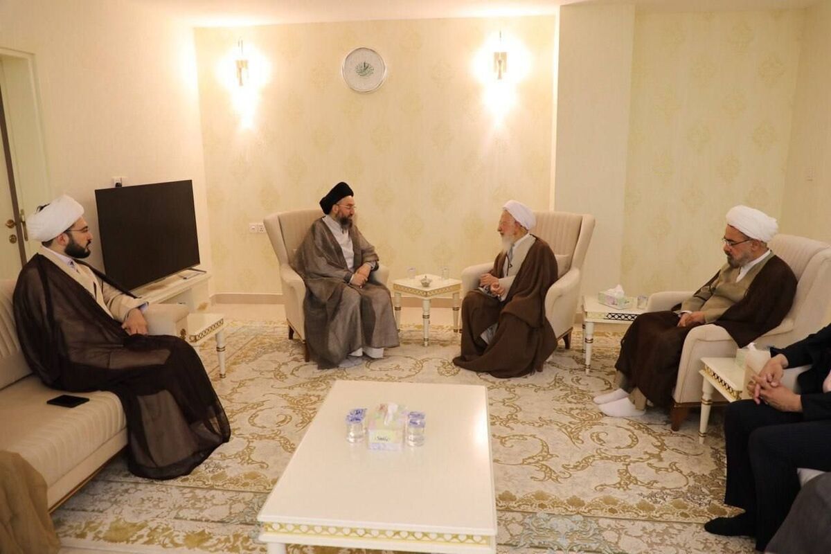 دیدار و گفت وگوی سید عمار حکیم و آیت الله جوادی آملی