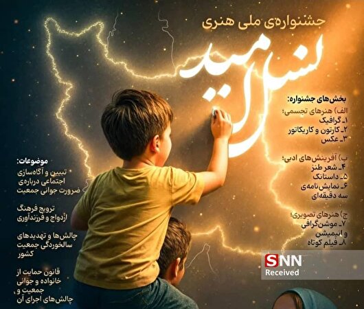 مهلت ارسال آثار به نخستین جشنواره ملی هنری نسل امید تمدید شد