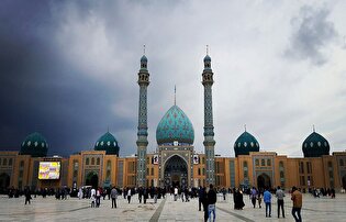 حال و هوای آستان مقدس مسجد جمکران در اولین یادواره شهدای گمنام این آستان مقدس