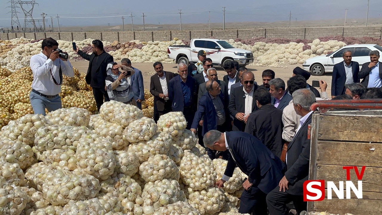 مشکلات پیازکاران جنوب کرمان رئیس کمیسیون کشاورزی مجلس را به جیرفت کشاند