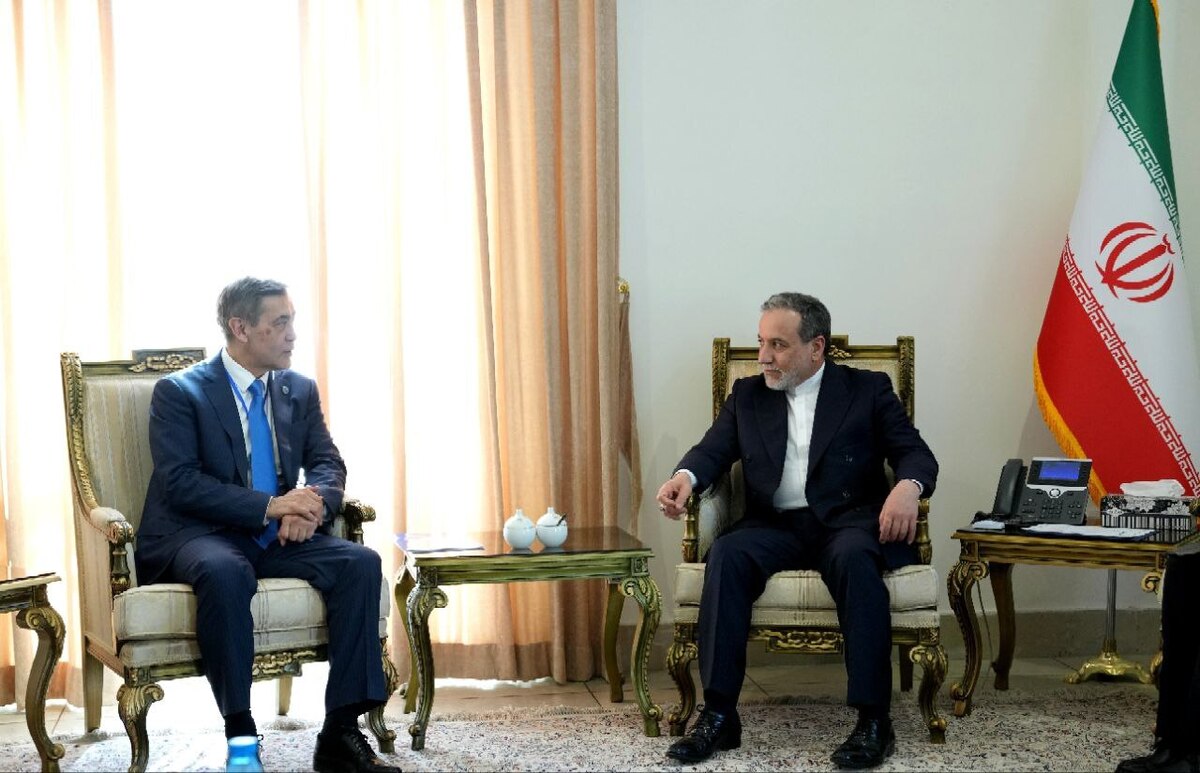 دیدار دبیرکل سازمان همکاری شانگهای با وزیر امور خارجه ایران در تهران