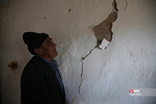 رانش تدریجی زمین در روستای «گُلی» خراسان شمالی