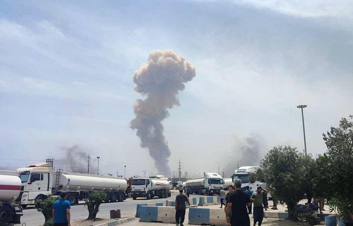 انفجار شدید در اسکله شهید رجایی بندرعباس