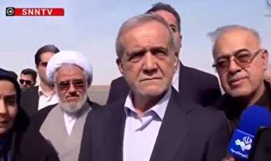 پزشکیان: آمده‌ایم تا از نزدیک مسائل حادثه انفجار بندرعباس را پیگیری کنیم+فیلم