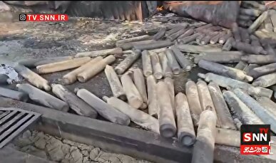 محتوای تعدادی از کانتینر‌ها در انفجار بندرعباس/ سیلندر‌های گاز عامل افزایش حجم آتش شدند+فیلم