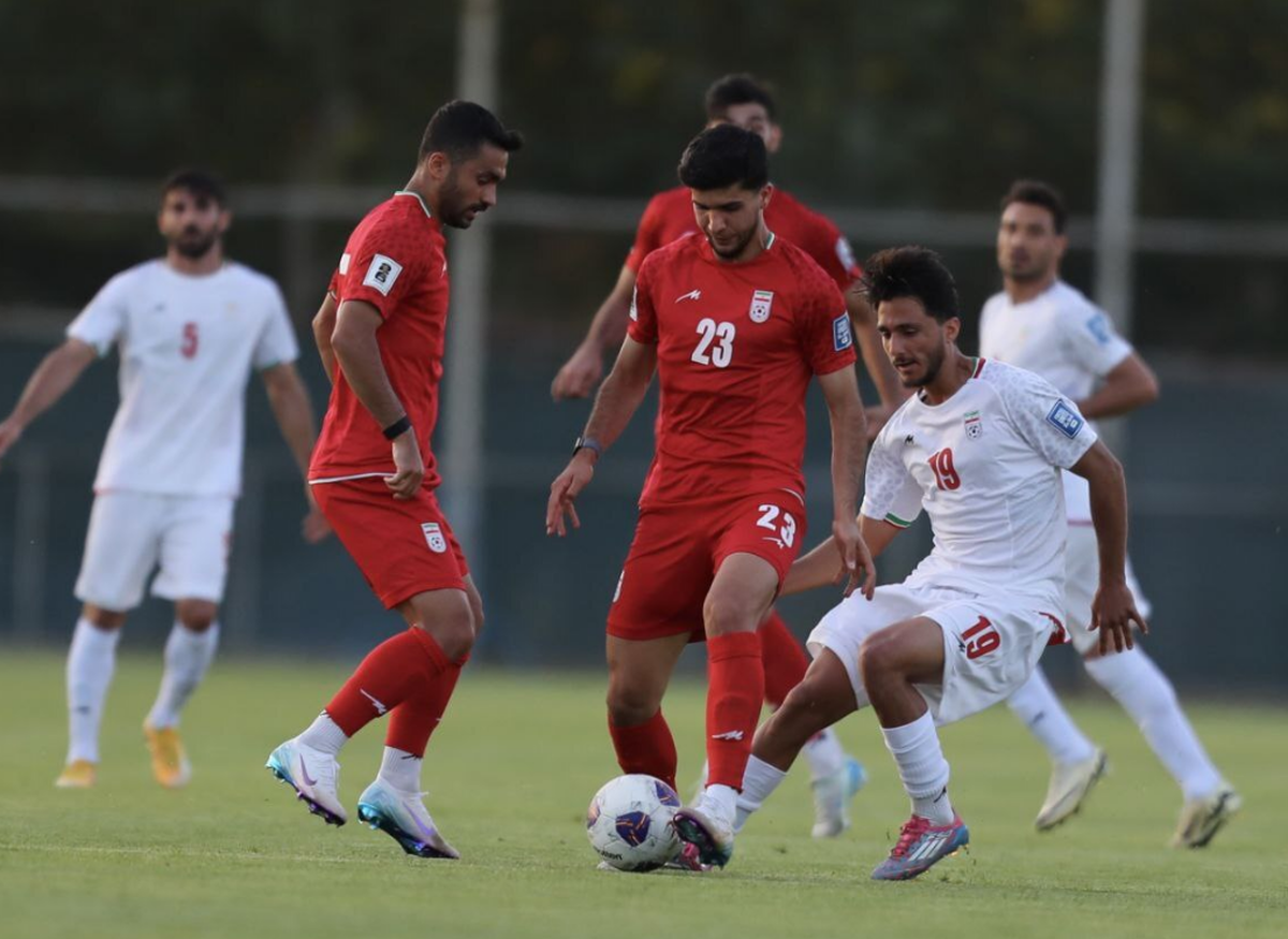 بازی درون اردویی تیم ملی فوتبال به نتیجه مساوی انجامید