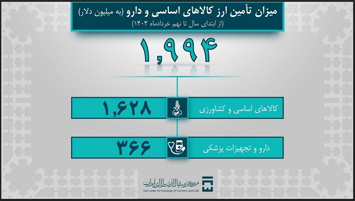 حجم تأمین ارز مورد نیاز واردات و نیاز&zwnj;های خدماتی از ۹ میلیارد دلار گذشت