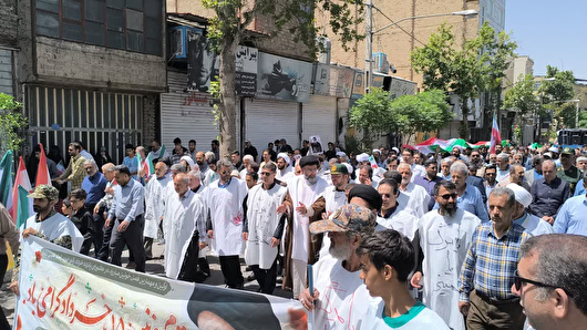 راهپیمایی سالگرد قیام ۱۵ خرداد در پیشوا برگزار شد