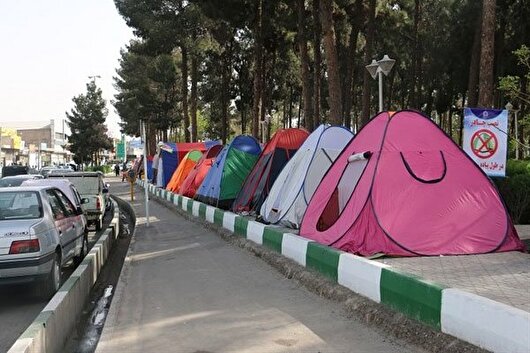 افزایش چشمگیر گردشگر در همدان/ ۱۴ هزار مترمربع فضای چادر فراهم شد