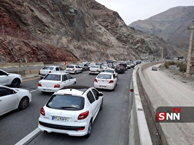 جاده کندوان و آزادراه تهران شمال یک طرفه شد