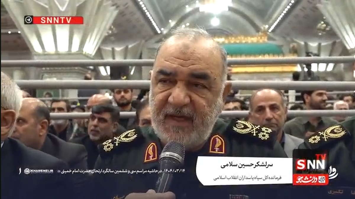 سرلشکر سلامی: باید در مسیر تحقق «ایران قوی» ایستادگی کنیم + فیلم