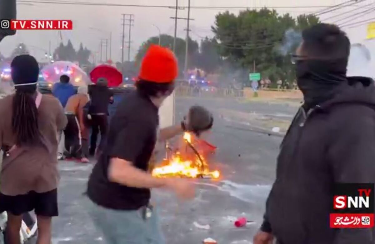 تشدید درگیریها در لسآنجلس/ ترامپ دستور اعزام ۲ هزار نفر از اعضای گارد ملی را صادر کرد + فیلم