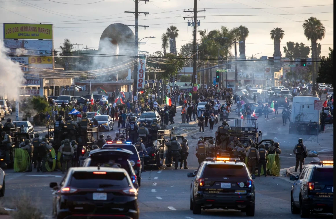 ترامپ بر علیه مردم / سرکوب خونین اعتراضات مهاجران در لس&zwnj;آنجلس