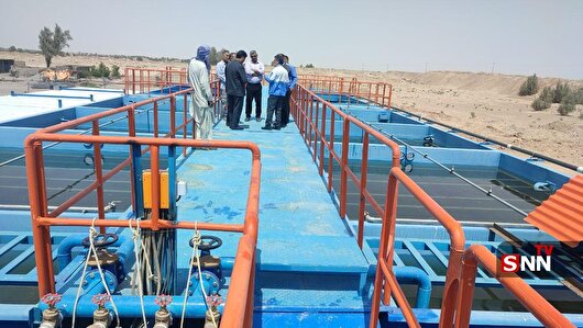 افتتاح اولین پروژه تصفیه فاضلاب خانگی روستایی سیستان و بلوچستان در زهک+فیلم