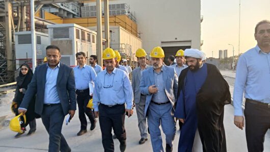 بازدید رئیس دبیرخانه ستاد اقتصاد مقاومتی قوه قضاییه از مجتمع آلومینیوم المهدی بندرعباس