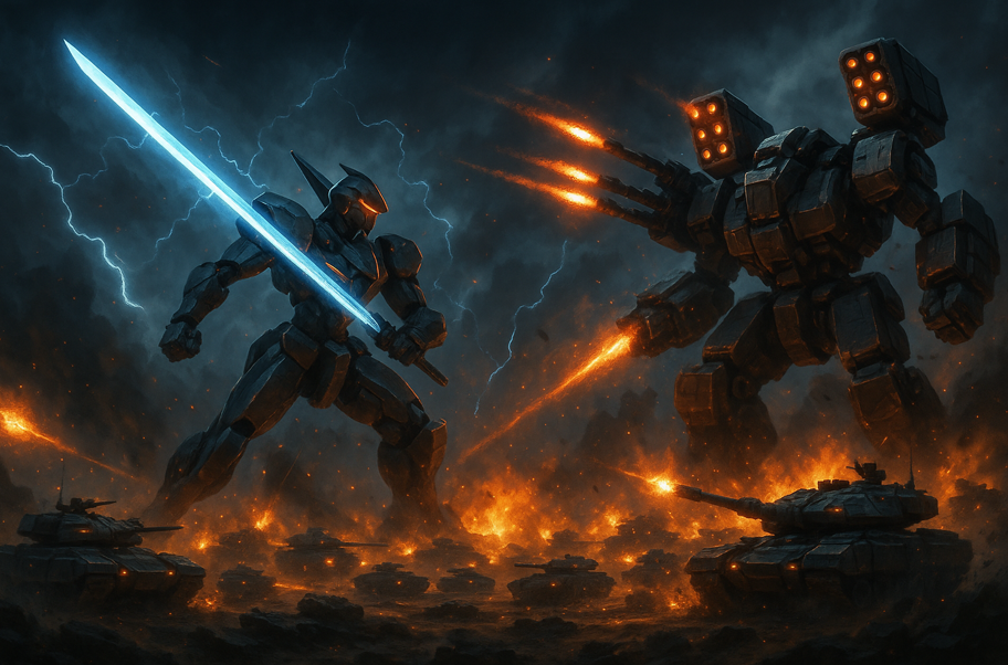 نگاهی به ربات های انسان نمای غول پیکر/ آیا امکان تولید غول های جنگی رباتیک وجود دارد؟