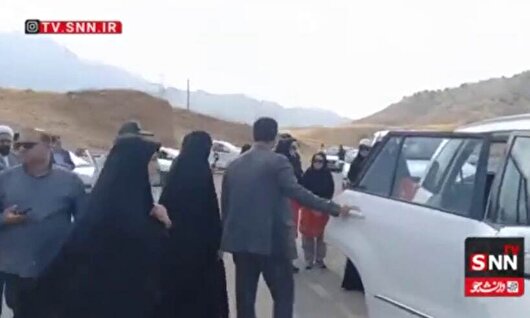 معاون رئیس‌جمهور در امور زنان و خانواده وارد شهرستان بدره شد+فیلم
