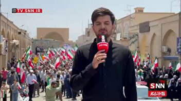 یزد علیه صهیونیست‌ها خروشید؛ مردم انتقام خون شهدا را فریاد زدند