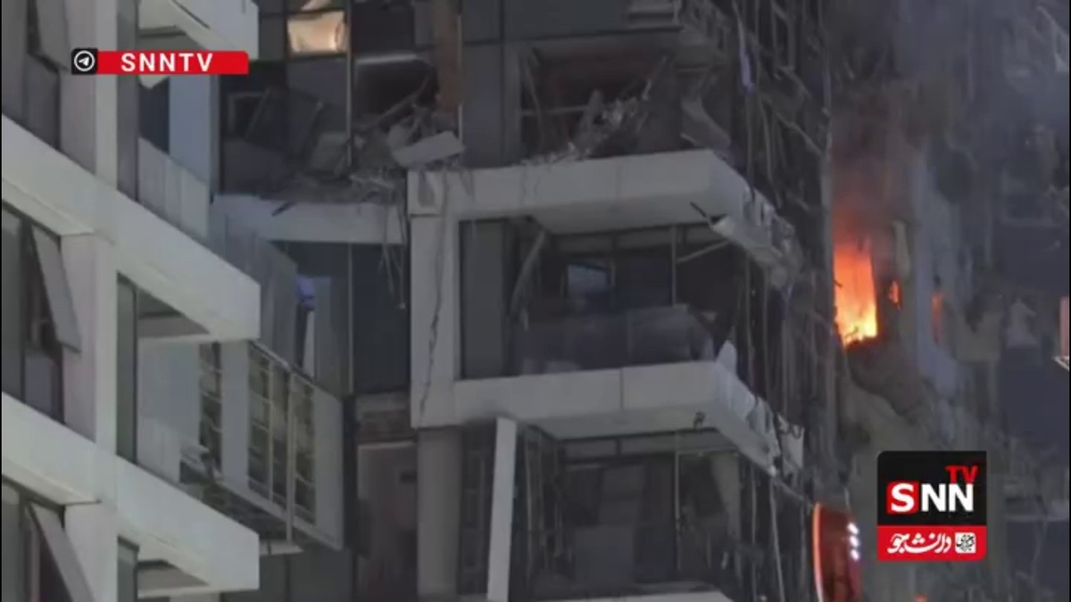 خسارات وارد بر سرزمین&zwnj;های اشغالی بر اثر موشک&zwnj;های ایرانی