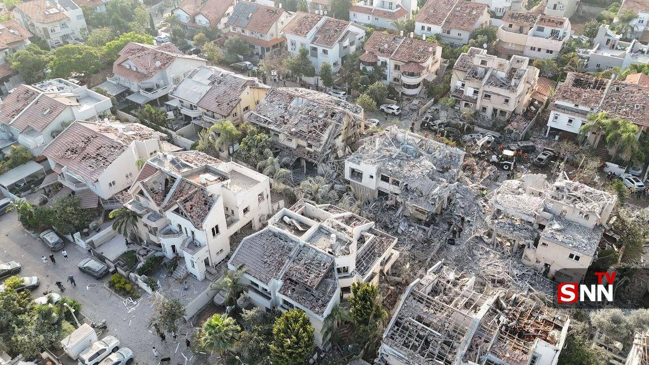 ببینید| این حجم تخریب فقط بر اثر اصابت یک موشک ایرانی است!