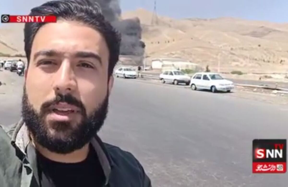 حریق انبار نفت شهران کنترل شده است / آتش نشانان در حال لکه گیری هستند + فیلم