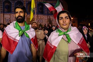 تجمع مردم تهران در حمایت از انجام عملیات وعده صادق ۳