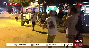 آوارگان صهیونیست کف خیابان ها/ شعله‌های آتش همچنان زبانه می‌کشند