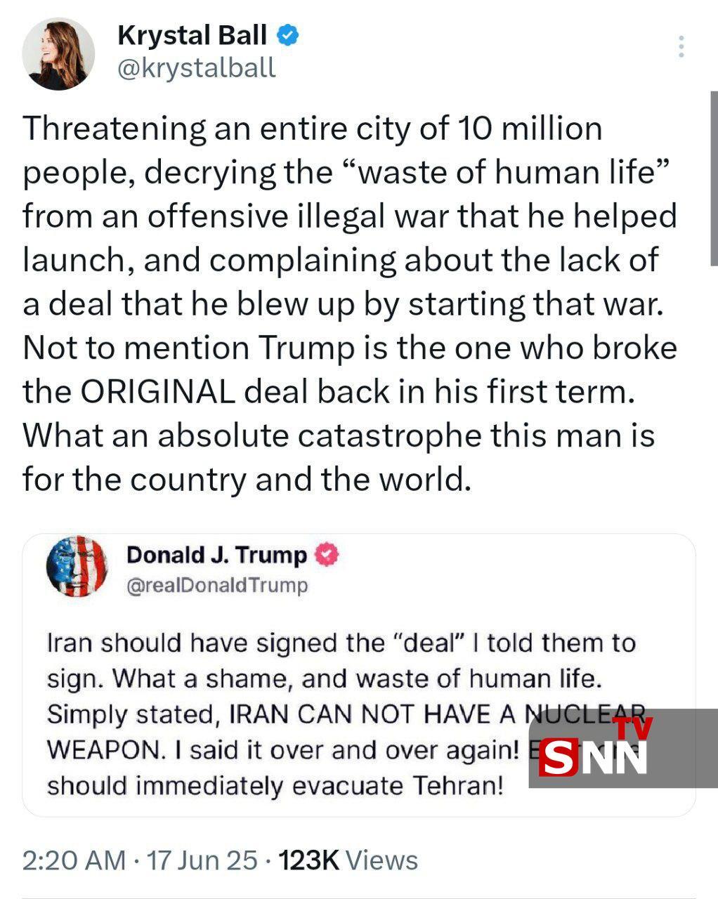 کریستال بال: ترامپ فاجعه&zwnj;ای برای آمریکا و جهان است