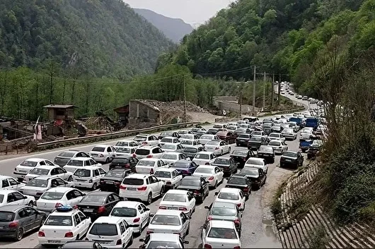 جاده چالوس یک طرفه است