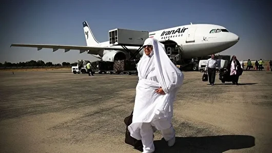 بازگشت نخستین گروه حجاج کرمانشاهی به صورت هوایی - زمینی