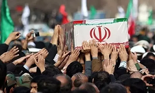 شهید تجاوز رژیم صهیونیستی در نهاوند تشییع شد