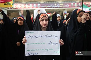 اجتماع نوجوانان فاطمی به منظور محکومیت جنایت رژیم صهیونیستی
