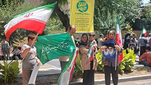 راهپیمایی جمعه خشم و نصر در البرز برگزار شد