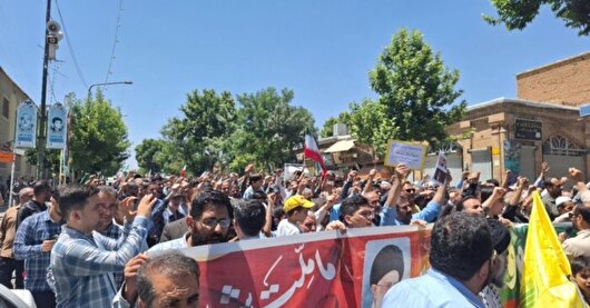 سنندجی‌ها خشم‌شان را از تجاوز رژیم صهیونیستی ابراز کردند