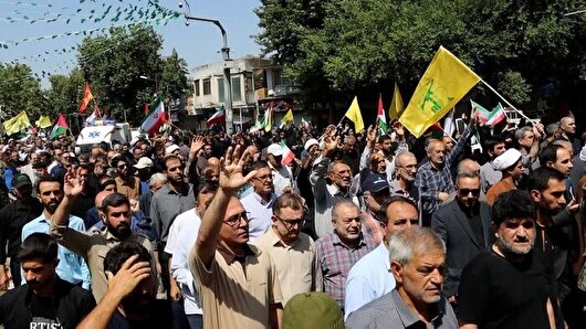 پیکر پنج شهید حملات رژیم صهیونیستی در ساری تشییع شدند