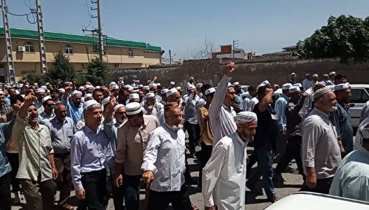 حضور گسترده ترکمن‌های اهل سنت در راهپیمایی خشم و نصر 