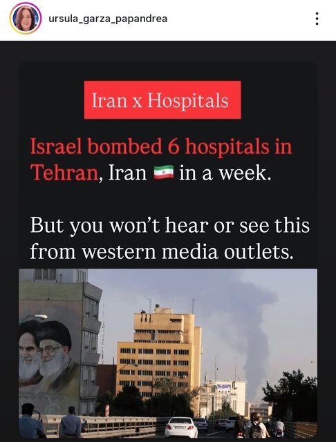 نایب رئیس آمریکایی فدراسیون جهانی: حمله به بیمارستان&zwnj;های ایران را در رسانه&zwnj;های غرب نمی&zwnj;بینید