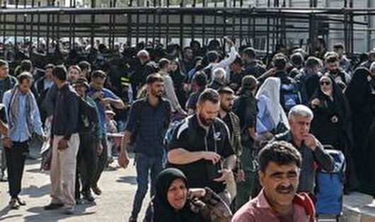 بیش از یک میلیون نفر از مرز مهران عبور کردند