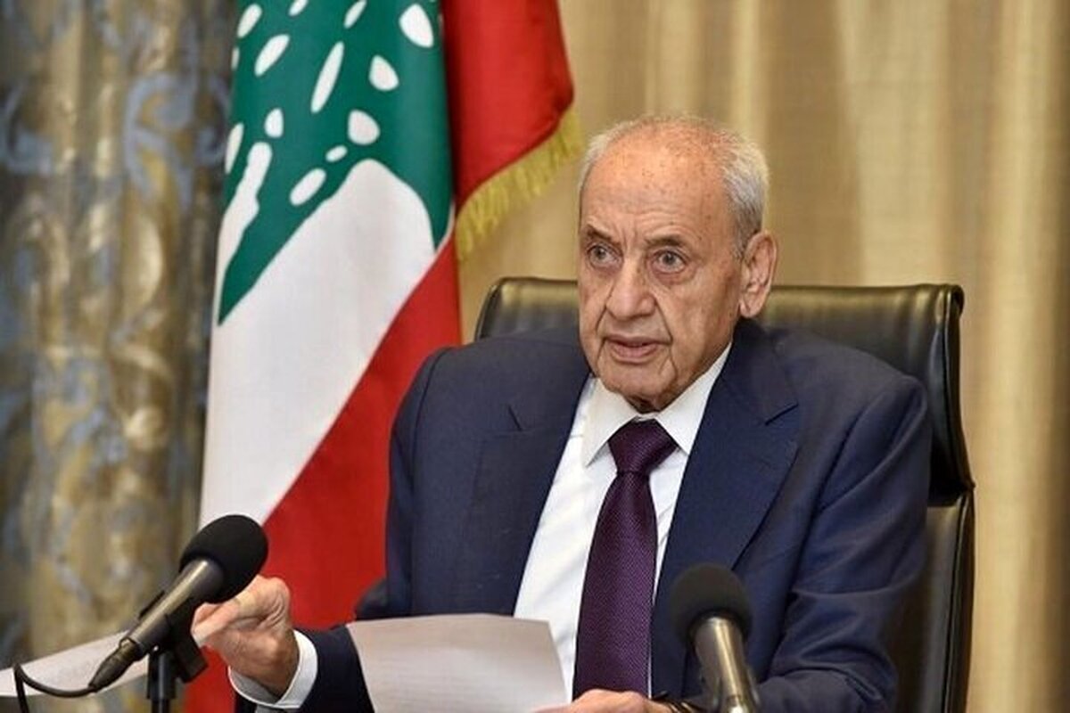 تشکر رئیس مجلس لبنان از حمایت مردم از مقاومت