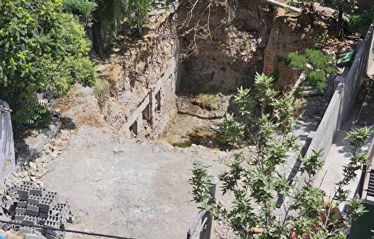 کشف بنای تاریخی در بوستان یاس/ قدمت آن به اواخر قاجار یا اوایل پهلوی اول بازمی‌گردد