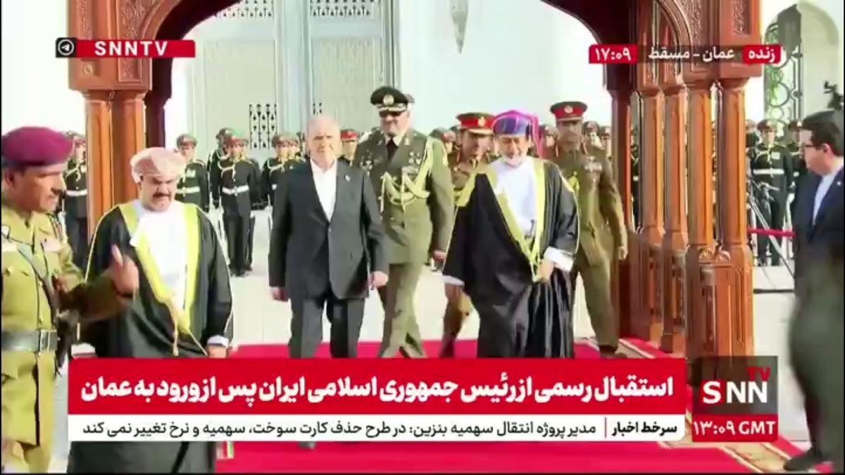 احوالپرسی رئیس جمهور با مقامات عمانی